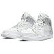 Кроссовки Nike Air Jordan 1 Mid Swoosh Logo - Grey Camo