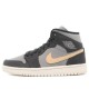 Кроссовки Nike (WMNS) Air Jordan 1 Mid Iron Grey Onyx