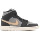Кроссовки Nike (WMNS) Air Jordan 1 Mid Iron Grey Onyx