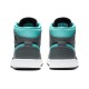 Кроссовки Nike Air Jordan 1 Mid Grey Aqua
