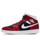Кроссовки Nike (WMNS) Air Jordan 1 Mid Gym Red Black