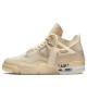 Кроссовки Nike (WMNS) Air Jordan 4 x Off-White SP Sail