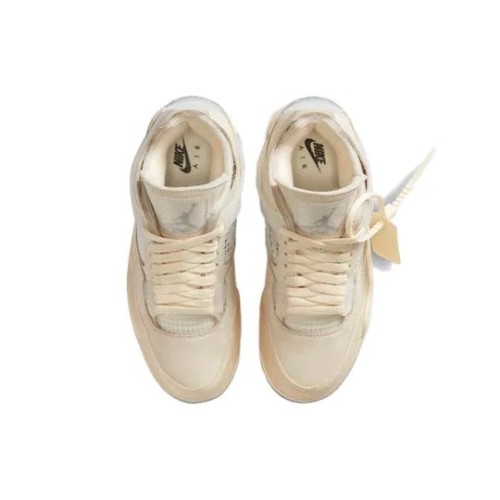Кроссовки Nike (WMNS) Air Jordan 4 x Off-White SP Sail
