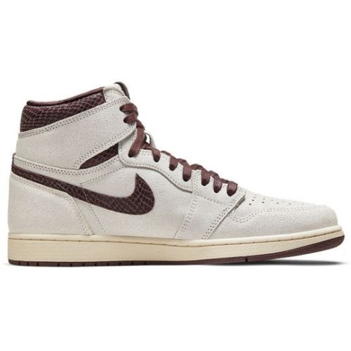 Nike Air Jordan 1 High бежевые высокие OG Airness DO7097-100
