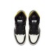 Кроссовки Nike Air Jordan 1 Retro High OG NRG Not For Resale черно-белые высокие с желтыми вставками 861428-107