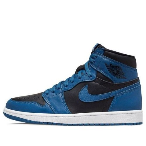Кроссовки Nike Air Jordan 1 Retro синие высокие 555088-404