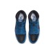 Кроссовки Nike Air Jordan 1 Retro синие высокие 555088-404