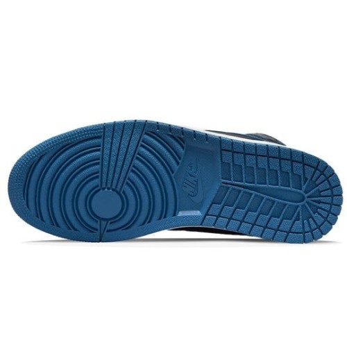 Кроссовки Nike Air Jordan 1 Retro синие высокие 555088-404