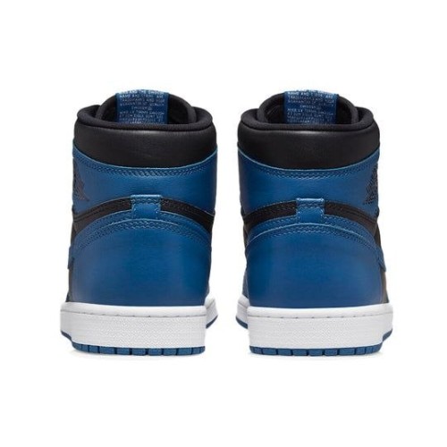 Кроссовки Nike Air Jordan 1 Retro синие высокие 555088-404