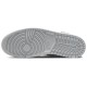Кроссовки Nike Air Jordan 1 Retro черно-белые высокие с серыми вставками OG Stage Haze 555088-108