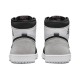 Кроссовки Nike Air Jordan 1 Retro черно-белые высокие с серыми вставками OG Stage Haze 555088-108